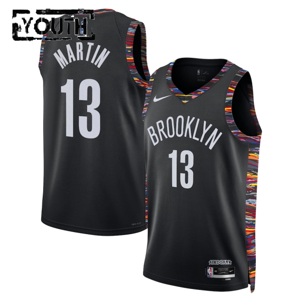 Brooklyn Nets Trikot Tyrese Martin Nike 2025-26 City Edition Schwarz Swingman - Kinder Brooklyn Nets Trikot Tyrese Martin Nike 2025-26 City Edition Schwarz Swingman - Kinder